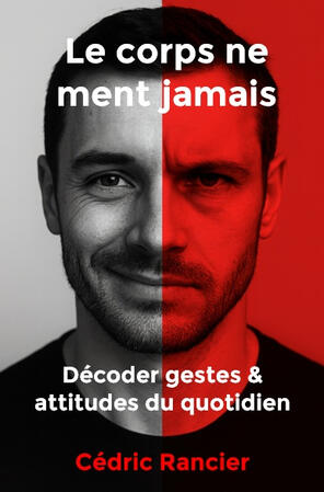 Le corps ne ment jamais Et si votre corps en disait plus long que vos mots ? Un sourire trop rapide, des yeux qui fuient, une main qui se crispe… chaque geste est une information, souvent plus fiable que le discours lui-même. Dans Le corps ne ment jamais, Cédric Rancier vous gu